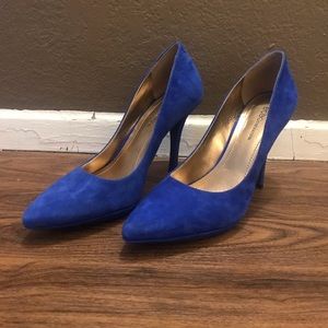 ✨SALE✨ BCBGeneration Suede Blue Pointed-Toe Pumps